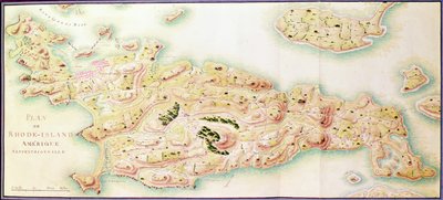Map of Rhode Island, from 